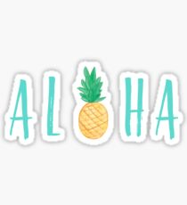 Tropical Aloha Pineapple Sticker