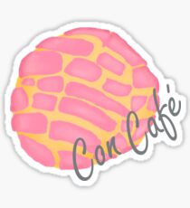 Concha con Café Sticker