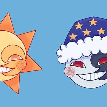 FNAF:SB Sun and Moon Animatronic Stickers -  Sweden