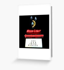 try our fried pickles Greeting Card