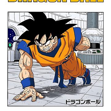 Dragon Ball Z Goku Training Manga Page Canvas Print for Sale by