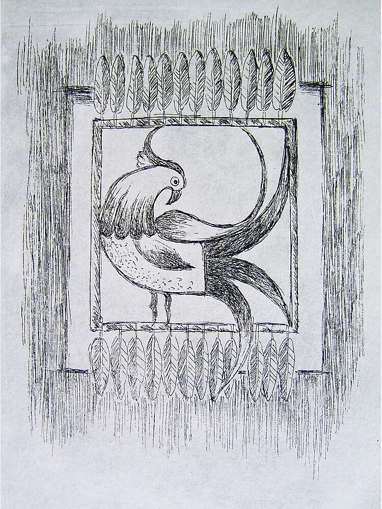 Mirrored Paradise Bird by gudders