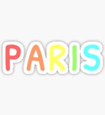 Paris City Color Sticker