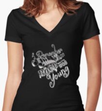 I remember when.... Fitted V-Neck T-Shirt