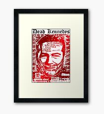 Dead kennedys face Framed Print