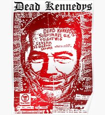 Dead kennedys face Poster