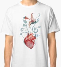 Pink Floyd Flowers | Watercolor painting | Rock fan art Classic T-Shirt