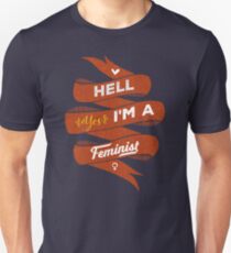 Camiseta ajustada Infierno Sí, soy una feminista