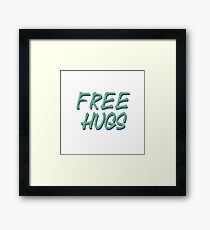 free hugs Framed Print