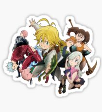 seven deadly sins Sticker