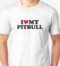 I love my Pitbull Unisex T-Shirt
