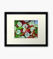 Healthy Food Framed Print