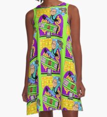 TV Spielshow - TPIR (Der Preis ist ...) Ride Em ' A-Linien Kleid