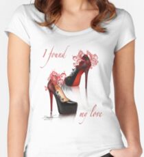 I found my love Women's Fitted Scoop T-Shirt