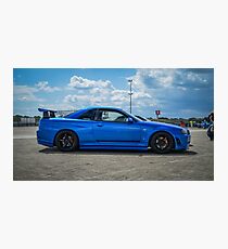 Nissan GTR R34 Skyline V-Spec 2 Photographic Print
