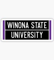 Winona State University Sticker