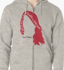 Jenna Marbles Youtuber Zitat Hoodie mit Reißverschluss