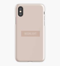 'Moonlight' typography design iPhone Case
