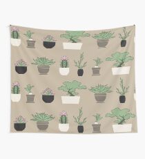 Plants Graphic Pattern Wall Tapestry