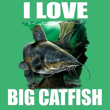 I Love Big Catfish Fishing | iPad Case & Skin