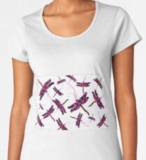 Whimsical Dragonflies Women's Premium T-Shirt