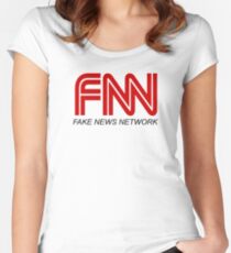 FNN – Fake News Network Women's Fitted Scoop T-Shirt
