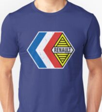 Renault Alpine Flag Theme RH DISTRESSED Unisex T-Shirt