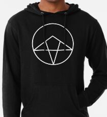 Oh, Schläfer - gebrochenes Pentagramm Leichter Hoodie