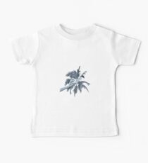 Silver Palm Tree Baby Tee