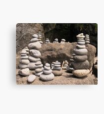 Rock Sculptures Canvas Print