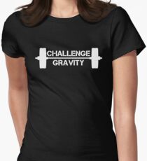 Challenge Gravity - White Women's Fitted T-Shirt