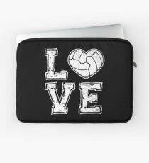 Love Volleyball Shirt Laptop Sleeve
