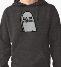 Sudadera con capucha Todos mis amigos están muertos Tombstone
