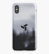 EDEN Logo With Blurry Forest iPhone Case