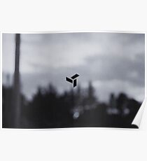 EDEN Logo With Blurry Forest Poster