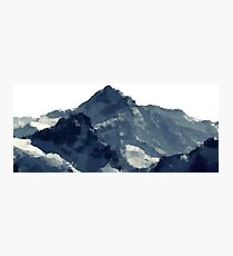 Polygonale Berge Design Fotodruck