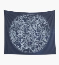 Vintage Constellations & Astrological Signs | White Wall Tapestry