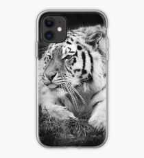 Tiger sticking its tongue out iPhone Case