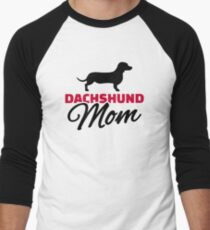 Dachshund Mom Men's Baseball ¾ T-Shirt