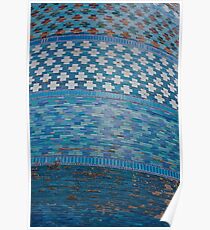Tiles of the Khiva Unfinished Minaret Poster