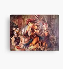 Thief Run Fantasy Metal Print
