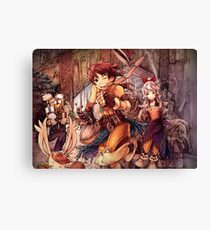 Thief Run Fantasy Canvas Print