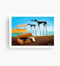 Greylvador Dali Canvas Print
