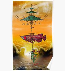 Flying Arowana Poster
