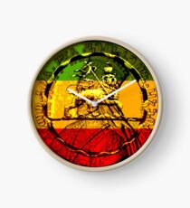Rasta Löwe von Juda Uhr