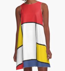 In the Style of Mondrian A-Line Dress