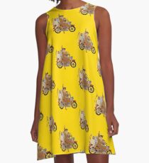 Fantastic Mr Motorcycle A-Line Dress