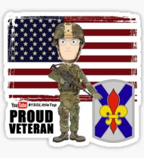 256 Infantry- Proud Veteran Sticker