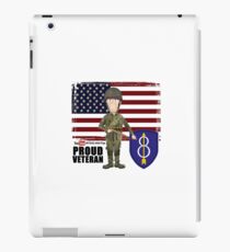 8th Infantry- Proud Veteran iPad Case/Skin