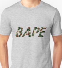 Bape Word Camo Slim Fit T-Shirt
